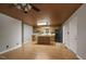 Spacious kitchen area featuring hardwood floors, and a wood ceiling at 952 Glover Rd, Dunn, NC 28334