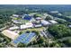 Scenic aerial view of Duke University's athletic facilities and surrounding green landscape at 10 Twinleaf Pl, Durham, NC 27705