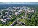 Stunning aerial view of Duke University and its beautiful campus at 10 Twinleaf Pl, Durham, NC 27705