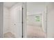 Bedroom with closet and windows with green outdoor views at 1048 Winding Spring Dr, Mebane, NC 27302