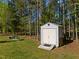 Utility shed in the back yard at 108 Ruff Davis Rd, Roxboro, NC 27574
