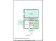 Detailed floor plan showcasing the layout of the carriage house with room dimensions at 109 N Hassel St, Hillsborough, NC 27278