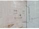 The elegant shower features multiple shower heads, tile design and built-in seats at 109 N Hassel St, Hillsborough, NC 27278