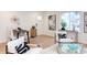 Open-concept living area with modern furnishings, stylish decor, and a welcoming ambiance at 1309 Hudson Ave # D1, Durham, NC 27705