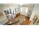 Spacious foyer with hardwood floors, elegant decor, and ample natural light creating a welcoming entrance at 1505 Sharnbrook Ct, Raleigh, NC 27614