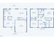Detailed floorplan showcasing the layout of the first and second floors, including dimensions and room names at 213 Delma Grimes Rd, Coats, NC 27521