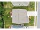 Aerial view of multiple homes showcases backyard decks and neighborhood layout at 2912 Historic Cir, Morrisville, NC 27560