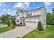 Charming two-story home with a manicured lawn, attached garage, and inviting curb appeal at 2912 Historic Cir, Morrisville, NC 27560