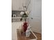 White kitchen with stainless appliances, white cabinets, and light counter tops at 3005 Dunnock Dr, Durham, NC 27713