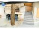 Basement area features a custom bar and finished stairs at 3704 Hesters Store Rd, Hurdle Mills, NC 27541