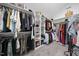 Bright walk-in closet features ample shelving and hanging space for optimal organization at 398 Carolina Ave, Raleigh, NC 27606