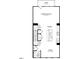 Second floor layout featuring a gathering room, kitchen, dining room, and half bath at 410 Rowe Way, Knightdale, NC 27545