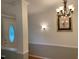 Entryway featuring attractive decor and access to the home's interior at 4172 Copeland Ter, Graham, NC 27253