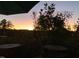 Scenic sunset view from the property with trees and other green vegetation at dusk at 4172 Copeland Ter, Graham, NC 27253
