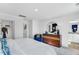 Spacious main bedroom with ensuite bathroom, dresser, and walk-in closet at 418 Rowe Way, Knightdale, NC 27545