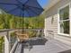 Cozy deck featuring outdoor furniture and privacy at 6824 Wood Forest Dr, Cary, NC 27519