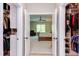 View through open closets to bedroom at 7633 Summer Pines Way, Wake Forest, NC 27587