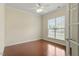 Office space with hardwood flooring and a view of the outside at 792 Eldridge Loop, Cary, NC 27519