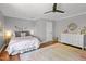 Serene bedroom with a plush bed, soft lighting, and tasteful decor creates a peaceful retreat at 9400 Wheelers Church E Rd, Hurdle Mills, NC 27541