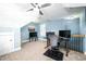 Bright office space with a large window, modern desk, and ample natural light at 1023 Laura Johnson Rd, Pittsboro, NC 27312
