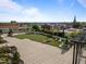 Outdoor lounge space with seating, grass, and nice views at 110 N Corcoran St # 2101, Durham, NC 27701