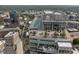 Rooftop terrace with seating, outdoor pool, and stunning city views at 110 N Corcoran St # 2101, Durham, NC 27701