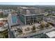 Enjoy city views and skyline swims from this rooftop pool and entertainment area at 110 N Corcoran St # 2101, Durham, NC 27701