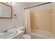 Full bathroom featuring a tub with shower and a white vanity sink at 1209 Shincliffe Ct, Cary, NC 27511