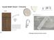 Guest bathroom featuring chrome fixtures and a contemporary fiberglass shower pan tile surround at 1217 Azalea Garden Cir, Raleigh, NC 27603