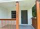 Inviting porch with a view of the front door and the house number, '1336' at 1336 Hill St, Rocky Mount, NC 27801
