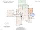 First floor plan layout showing the estimated areas for the home's living spaces at 1633 Estate Valley Ln, Raleigh, NC 27613