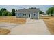 Charming single story home featuring a concrete driveway and minimalist landscaping at 19 Southern Village Dr, Roxboro, NC 27573
