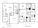 Detailed two-story floor plan showing the layout of the rooms on both floors at 2218 Cherry Creek Rd, Haw River, NC 27258