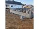 Concrete block foundation under construction, showcasing the initial stages of building a new home at 2320 Eagle Shot Ct # 20, Fuquay Varina, NC 27526