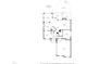 Detailed first floor plan highlighting the layout of kitchen, dining, living, and garage spaces at 2817 Peachleaf St, Raleigh, NC 27614