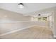 Finished basement with wood floors and two windows at 313 Crown Oaks Dr, Raleigh, NC 27615
