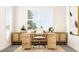 Bright home office with a modern desk, decorative accents, and ample natural light at 320 Canyon Spring Trl, Wake Forest, NC 27587