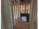 Partially framed bathroom with plumbing and electrical work in progress, ready for finishing touches at 348 Inspiration Way, Fuquay Varina, NC 27526