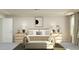 Inviting bedroom with a bench, a light wood bed frame, bedside tables, and neutral decor at 4008 Shadbush St, Raleigh, NC 27616