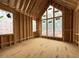 Spacious bedroom under construction featuring a large window and natural light at 516 Transylvania Ave, Raleigh, NC 27609