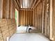 New construction with exposed wall framing and pre-plumbing at 516 Transylvania Ave, Raleigh, NC 27609