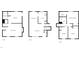 Detailed floor plan showing layout of rooms on each floor at 5600 Brandycrest Dr, Raleigh, NC 27610