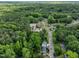 A scenic aerial view of the community with lush greenery and well-maintained streets at 621 Bon Air Ave, Durham, NC 27704
