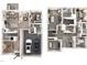 Detailed floor plan showcasing the layout of the home with multiple bedrooms and living spaces at 630 White Birch Ln, Angier, NC 27501