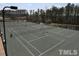 Community tennis courts offer a space for fun, recreation, and staying active at 803 Footbridge Pl, Cary, NC 27519