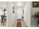 Welcoming foyer featuring ceramic tile, neutral paint, and access to living spaces at 8520 Quarton Dr, Raleigh, NC 27616