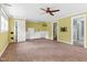 Large living room with lots of space, neutral color scheme, and hardwood-look floors at 905 Cindy St, Cary, NC 27511