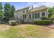Large backyard with a deck offering plenty of space for recreation and entertaining at 909 Grogans Mill Dr, Cary, NC 27519