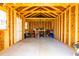Spacious storage shed offers ample room for organizing tools and equipment at 112 Gadsbury Dr, Holly Springs, NC 27540