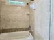 Bathroom with a tiled shower and tub combination at 113 Chesterfield Dr, Cary, NC 27513